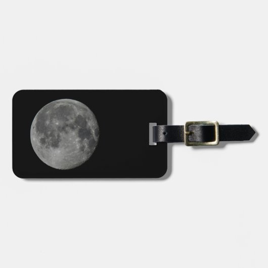Full Moon Travel Gepäckanhänger (Vorderseite horizontal)