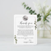 Full Moon Vielen Dank Empfang Cards Begleitkarte (Stehend Vorderseite)