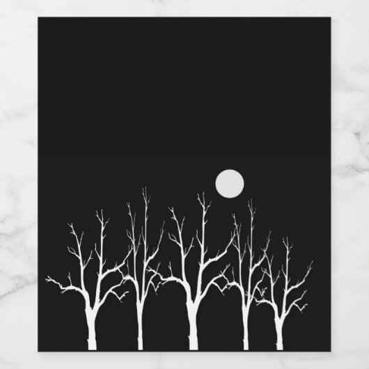 FUll Moon Weinetikett (Einzelnes Label)
