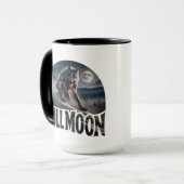 Full Moon Werewolf - Gothic Fantasy Horror Tasse (Vorderseite Links)