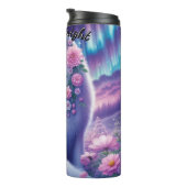 Full Moon White Wolf Thermosbecher (Nach rechts gedreht)