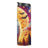 Full Moon White Wolf Thermosbecher (Nach rechts gedreht)