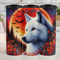 Full Moon White Wolf