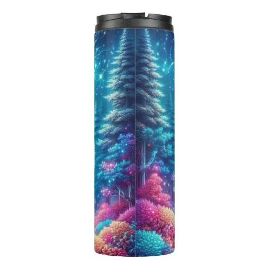 Full Moon White Wolf Thermosbecher (Rückseite)