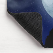 Full Moon Wolf Mousepad (Ecke)