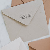 Full Name Fancy Return Address Permastempel