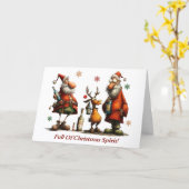 Full Of Christmas Spirit Card Karte (Gelbe Blume)