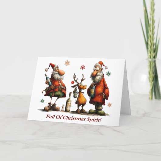 Full Of Christmas Spirit Card Karte (Vorderseite)
