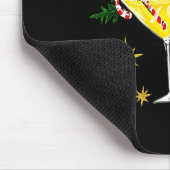 Full Of Holiday Srit Cheers Martini Christmas Drin Mousepad (Ecke)