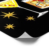 Full Of Holiday Srit Cheers Martini Christmas Drin Poster (Ecke)