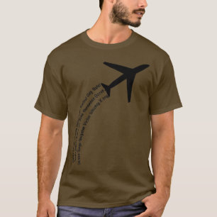 Full Phonetic AlphabetCute Flugzeug Buchstaben T-S T-Shirt