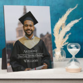Full Photo Minimalist Graduation Keepsake  Fotoplatte (Seite)
