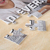 Full Photo with Best Dad Ever - Whimsical Greeting Puzzle (Seite)