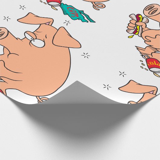Full Pig Geschenkpapier