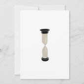 Full Sand Hourglass - Erstellen Sie Ihre eigene Be Einladung (Rückseite)