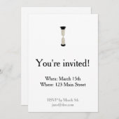 Full Sand Hourglass - Erstellen Sie Ihre eigene Be Einladung (Vorne/Hinten)