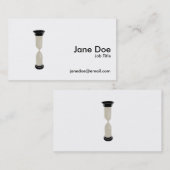 Full Sand Hourglass - Erstellen Sie Ihre eigene Be Visitenkarte (Vorne/Hinten)