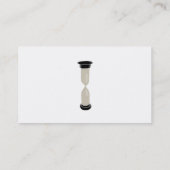 Full Sand Hourglass - Erstellen Sie Ihre eigene Be Visitenkarte (Rückseite)