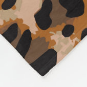 Full seamless jaguar cheetah animal skin pattern. fleecedecke (Ecke)