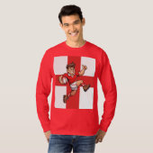 Full Sprint Victory Cheerful Rugby Hero T-Shirt (Vorne ganz)