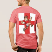 Full Sprint Victory Cheerful Rugby Hero Tri-Blend Shirt (Rückseite)
