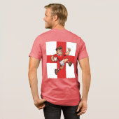 Full Sprint Victory Cheerful Rugby Hero Tri-Blend Shirt (Rückseite voll)