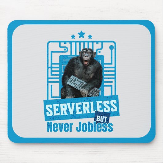 Full-Stack Developer Software Engineer Monkey Fun Mousepad (Vorne)