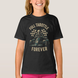 Full Throttle Forever – Vintage-Rennspirit T-Shirt