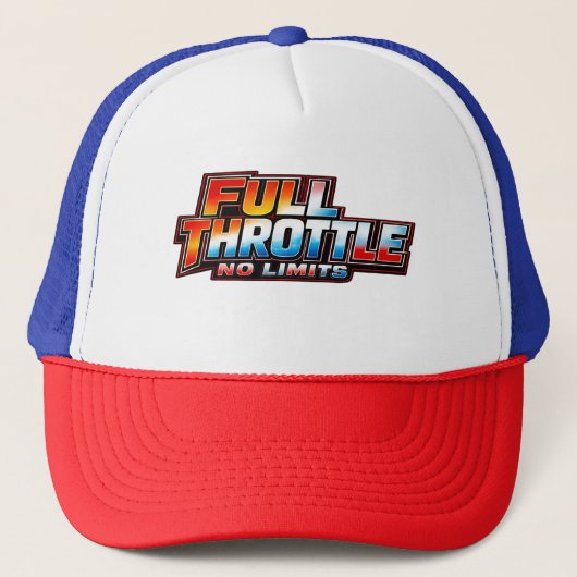 Full Throttle No Limits Mütze – Patriotische Rennm (Vorderseite)