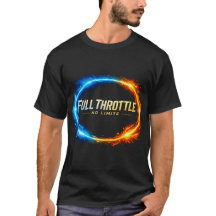 Full-Throttle-No-Limits-Shirt – Feuer- und Eisener