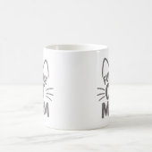 Full Time Cat Mom Cute Feline Lover Kaffeetasse (Mittel)