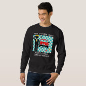 Full-Time Dad Part-Time Chauffeur Busy Dad Life Sweatshirt (Vorne ganz)