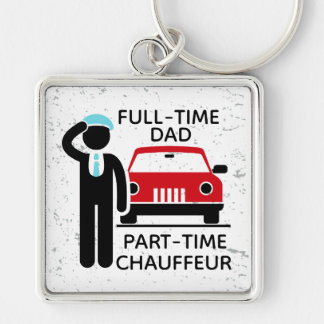 Full-Time Dad Part-Time Chauffeur Busy Dad Schlüsselanhänger