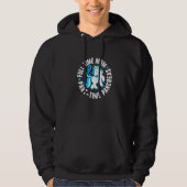 Full Time Mom Part Time Pancreas Diabetes T1 Aware Hoodie (Vorderseite)