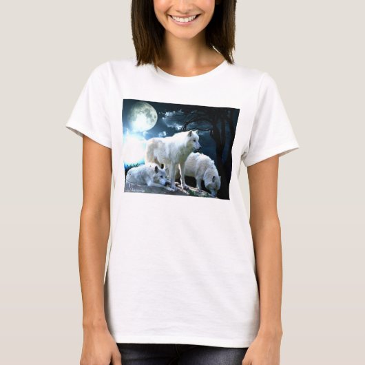 Full Wolf Moon Long-Sleeve Shirt (Vorderseite)
