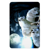 Full Wolf Moon Magnet (Vertikal)