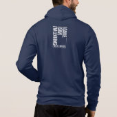 Full-Zip Hoodie | Bella Canvas Introvert (Rückseite)