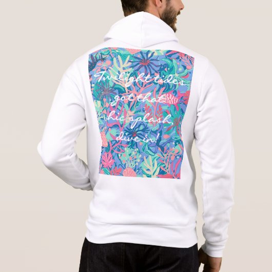 Full zip hoodie in stylish graphic (Rückseite)