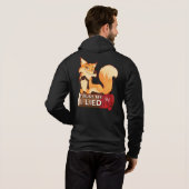 Full-Zip Hoodie : Vertraue mir (schwarz) (Schwarz voll)