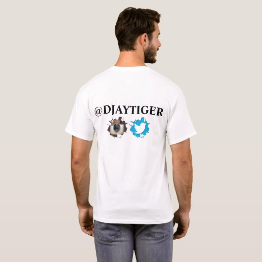 FULLBLAST RADIOlogo-SHIRT MIT DJ-TIGER T-Shirt (Schwarz voll)