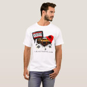 FULLBLAST RADIOlogo-SHIRT MIT DJ-TIGER T-Shirt (Vorne ganz)