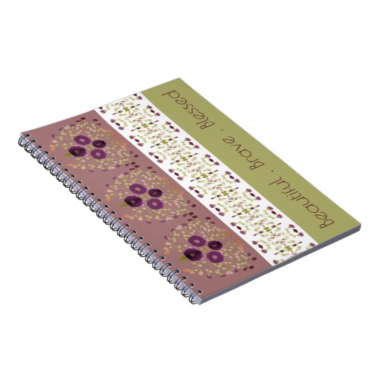 Fulldesign mit Lila Notizblock (Rechte Seite)