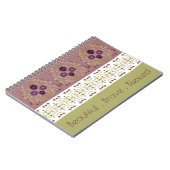 Fulldesign mit Lila Notizblock (Linke Seite)