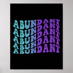 Fülle, Bewusstsein für psychische Gesundheit Poster