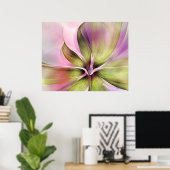 Fülle der Blütenblätter Wandkunst Poster (Heimbüro)