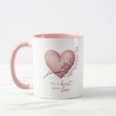 Fülle ein Herz mit Liebe Tasse (Links)