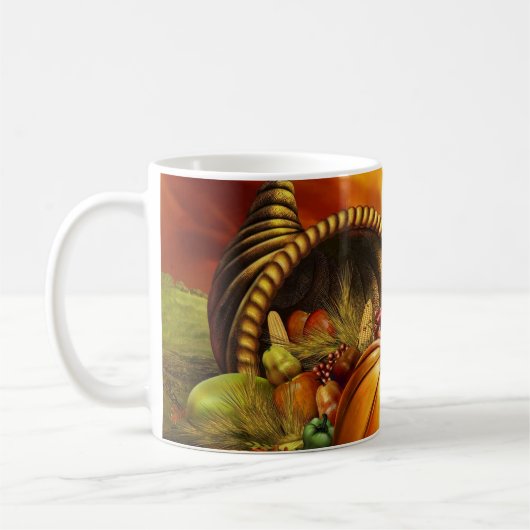 Fülle-Erntedank-Kaffee-Tasse Kaffeetasse (Links)