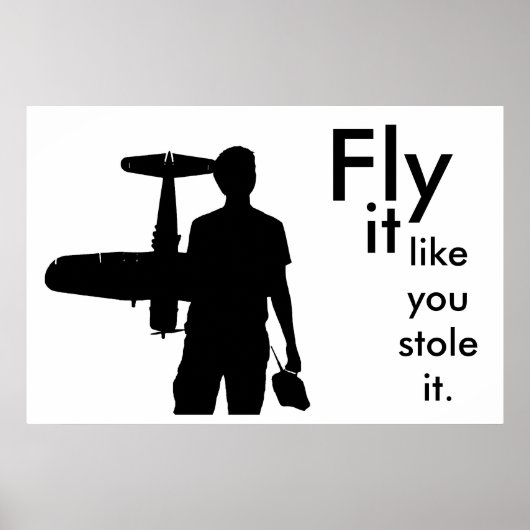 Fülle es, als ob du es gestohlen hättest poster (Vorne)