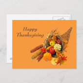 Fülle Feiertagspostkarte (Vorne/Hinten)