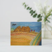 Fülle Felder Postkarte (Stehend Vorderseite)